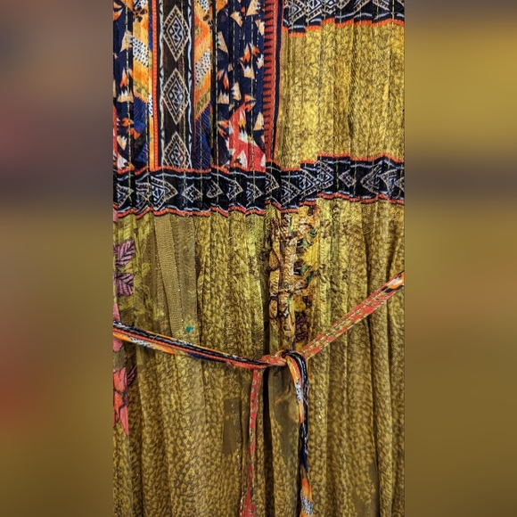 Anthropology Citron embroidered maxi dress by Bhanuni by Jyoti sold out online - Picture 7 of 13